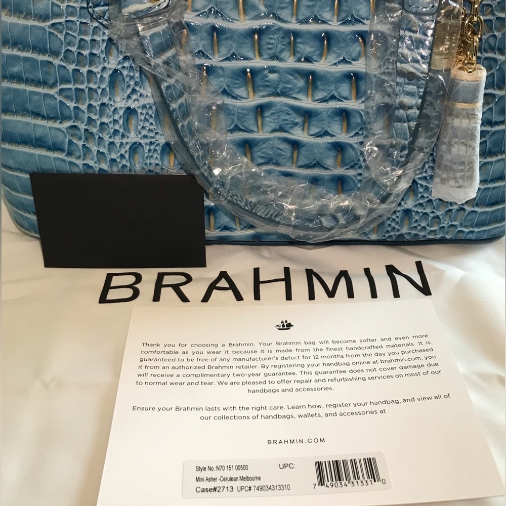 BRAHMIN MINI ASHER SATCHEL